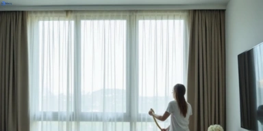 Delicate sheer drape cleaning st-helens-park-nsw Matty Curtain Cleaning